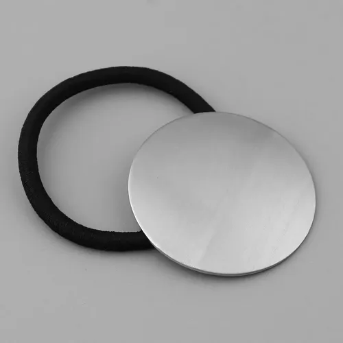 Cabellero Elástico Accesorios Para Peinado Plata 1