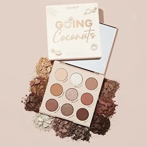 Colourpop Going Coconuts Paleta De Sombra De Ojos En Polvo P