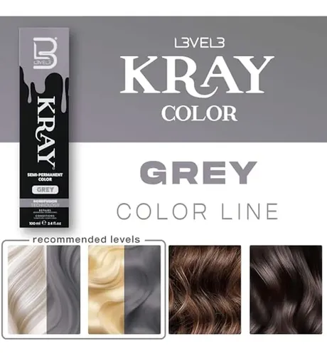 Tinte Semipermanente Kray De Level 3, Cabello Semipermanente