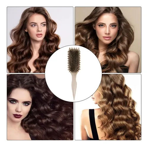 Cepillo Definidor De Rizos Para Peinar Cabello Rizado