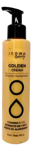 Crema Humectante Golden Cream Radiante Ilumina Icono 150ml