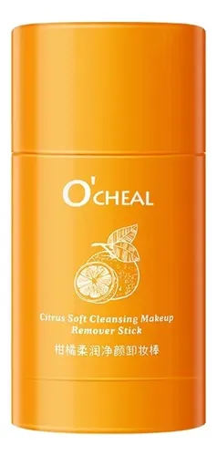 Gel Desmaquillante Limpiador Facial Ocheal En Barra Naranja