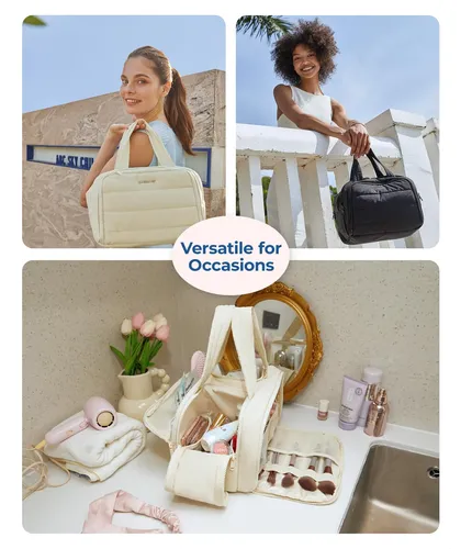 Neceser Mujer Impermeable Organizador Bolso Maquillaje