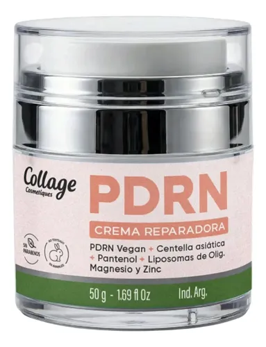 Crema Reparadora Pdrn Vegano Collage Con Centella Y Pantenol Todo Tipo De Piel Día/noche