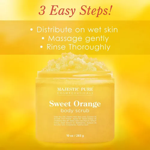 Majestic Pure Exfoliante Corporal De Naranja Dulce – Exfolia