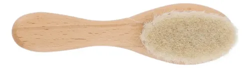 A – Cepillo De Lana For Cabello De Bebé, Peinado Con Cerdas