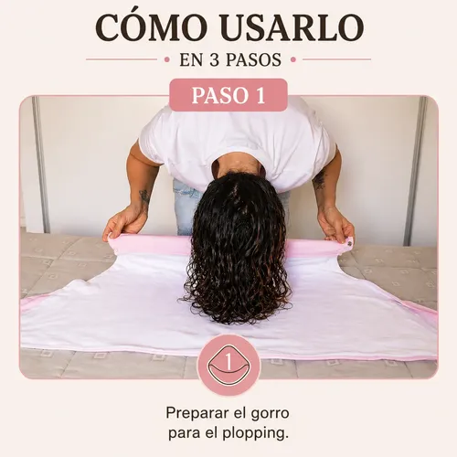 Crema Activadora Cantu +gel +gorro Plopping Antifrizz Rulos