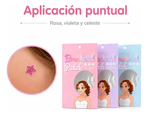 Parches Para Granos Estrella Glitter Acné X40