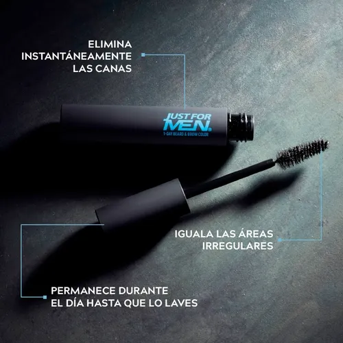 Tintura Just For Men Barba Y Cejas Castaño Oscuro 9ml