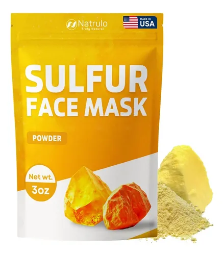 Mascarilla Facial De Azufre Natrulo 10% Azufre Arcilla 91g
