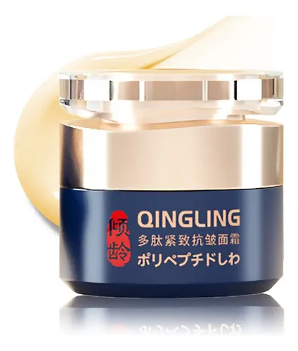 Crema Facial Antiarrugas Qingling 50 G Todo Tipo De Piel Día