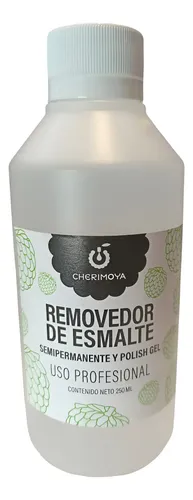 Removedor De Esmalte Cherimoya 250ml Uso Profesional