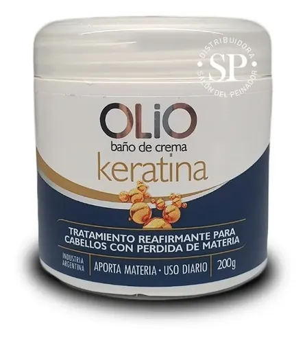 Kit Olio Shampoo + Baño De Crema Keratina Ads Cabello Dañado