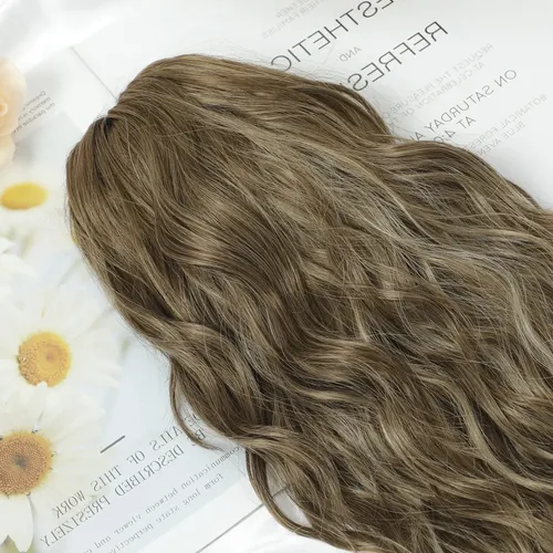 Extensiones De Cabello Rizado Para Coleta De 18 Pulgadas