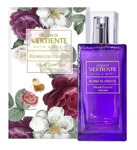 Perfume Mujer Vertiente Flores De Oriente Edt 100 Ml
