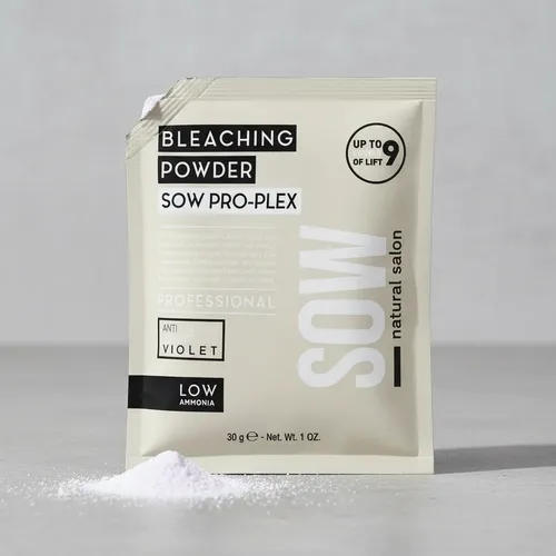 Kit X3 Sow Natural Salon Bleaching Powder Sow Pro Plex