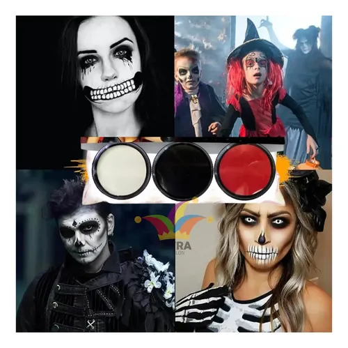Set Maquillaje Artístico Cremoso de Artelight para Halloween, con Estuche y 3 Piezas