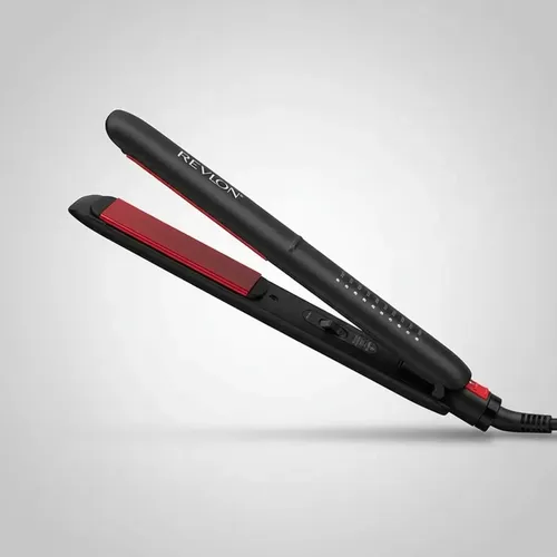 Plancha de pelo Revlon SmoothStay de 10 niveles de calor Placas ceramicas negra