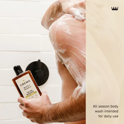 Gel De Baño Cremo Para Hombre, Bergamota Italiana, 16 Onzas