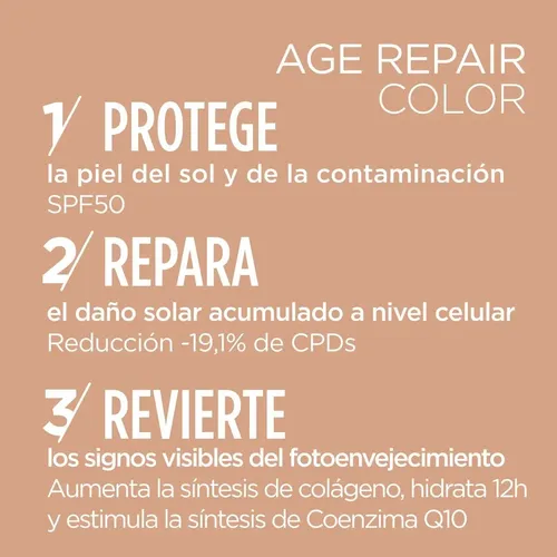 Isdin Solar Facial Fotoultra Age Repair Color Fps50 X50ml