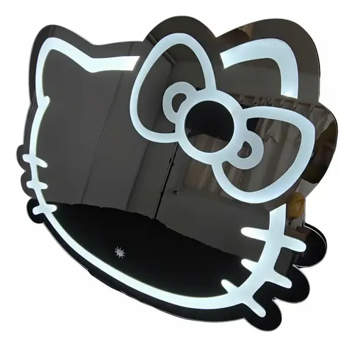 Espejo Trikceri Kitty Led Touch Luz Fría 40×27 Cm