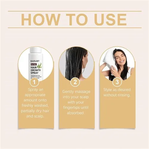 Spray Para El Crecimiento Del Cabello Con Aceite De Romero S
