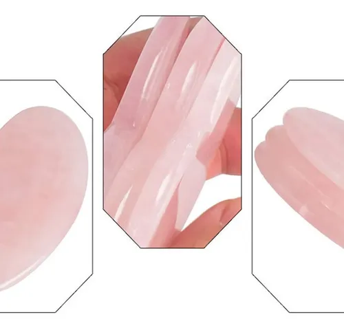 Gua Sha Jade Natural Corazón Masaje Facial Y Corporal
