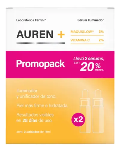 Promopack Sérum Auren+ Iluminador 30ml