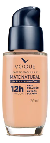 Base De Maquillaje Vogue Mate Natural Tono Gitano