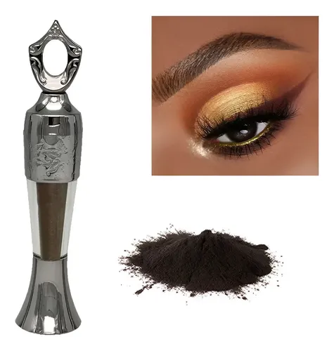 Delineador En Polvo Ojos Kojol Khol Deluxe Marron Satinado