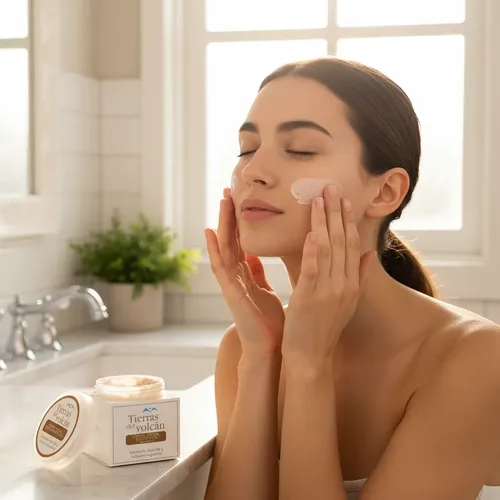 Crema Termal Exfoliante Facial Tierras Del Volcan