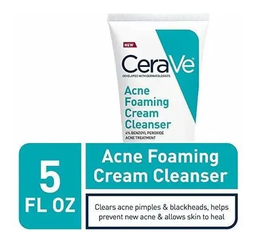 Crema Limpiadora Y Espumosa Para El Acné Cerave