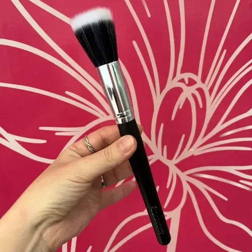 Brocha Kabuki Plana Sintética Para Base Maquillaje Glamory