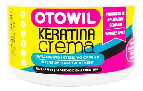 Otowil Keratina Crema Máscara Antifrizz Nutritiva X 250g