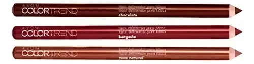 Delineador Labios Borgoña Chocolate Rosa Natural Avon Setx3