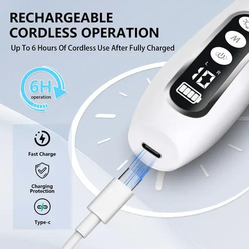 Taladro De Uñas Vfd Inalámbrico De 2000 Mah, Recargable, 10