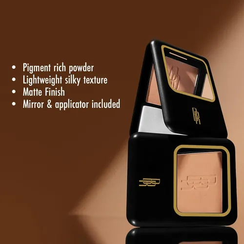 Polvo Compacto Black Radiance 7.92g Avellana Cálida Mate