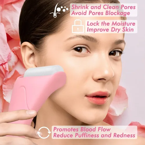 Set Facial De Rodillo De Hielo Y Gua Sha Albatross Health Ne