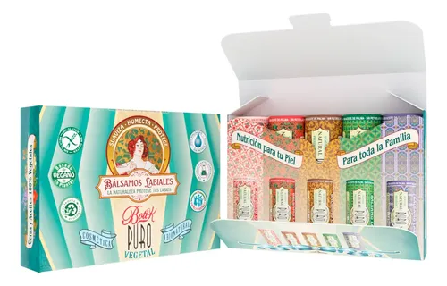 Bálsamos Labiales 5 variedades Boti-k Puro