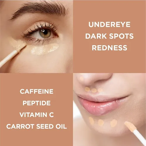 Corrector De Ojeras Ruby Kisses 145 Golden Beige, Cobertura