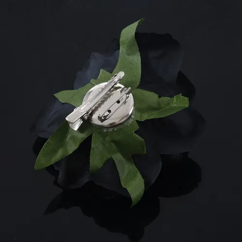 Broche Para El Pelo Con Forma De Flor De Seda, 4 Unidades