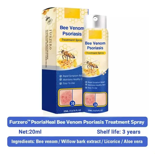 2* Spray Calmante Para La Psoriasis Con Veneno De Abeja
