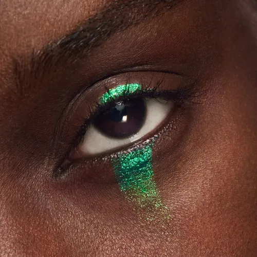 Sombra De Ojos Líquida Mac Dazzleshadow Liquid Eyeshadow Telepathic Teal