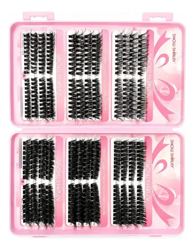 Snow Shirley Extensiones Pestañas Cluster Diy
