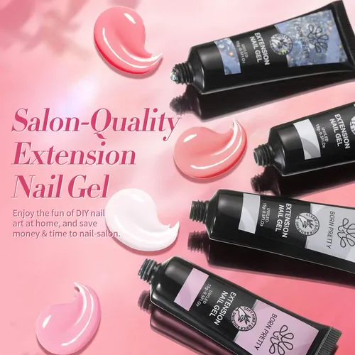 Born Pretty Poly Nail Extension Gel Kit-6 Colors Poly Nails