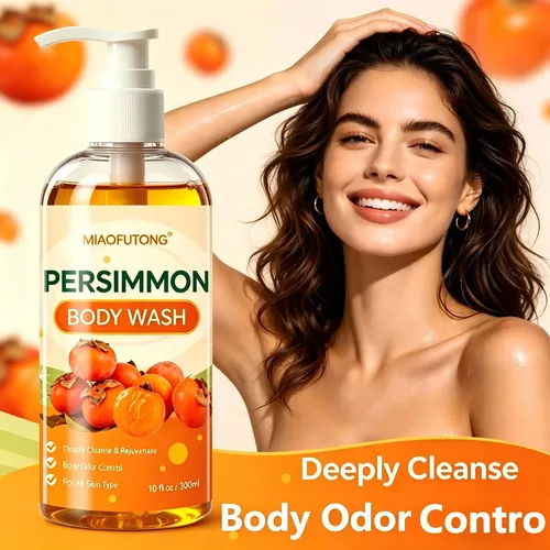 Miaofutong Gel De Baño De Caqui Control De Olor Corporal