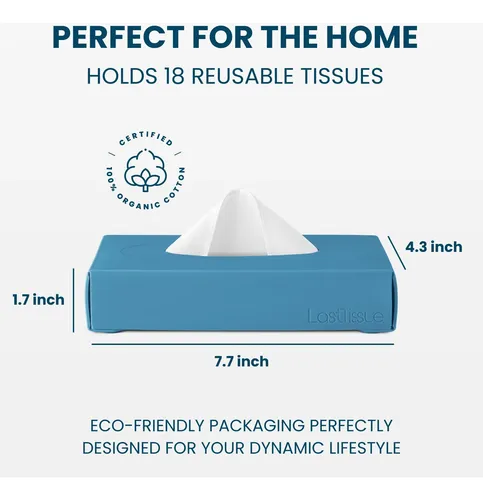 Caja De Algodón Reutilizable Facial Tissue Lasttissue