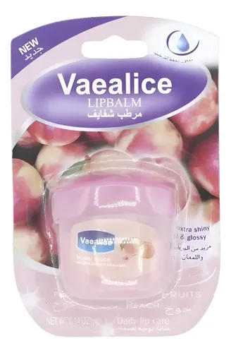 Vaselina Bálsamo Labial Vaealice Lipbalm Durazno Neutro 7g