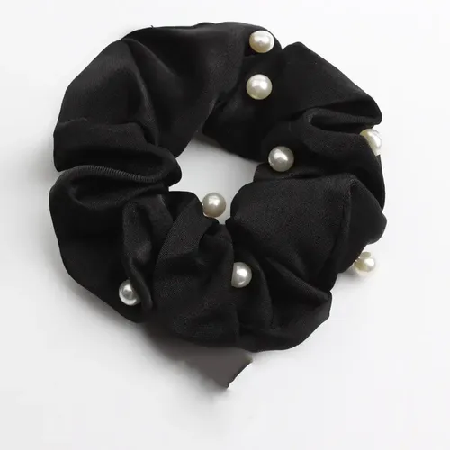 Anillo De Pelo Creativo De Goma, Tela, Accesorios