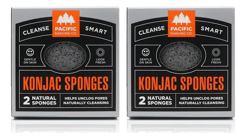 Esponja Konjac Pacific Shaving Company 2un